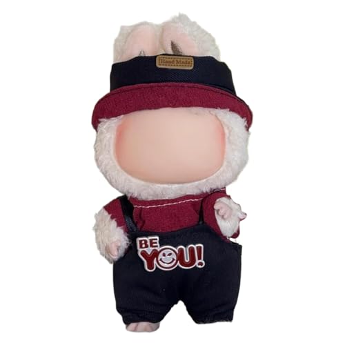 Lvguang 17cm La-bu Monster Kleidung Set Wechselbar - Plüschtier Outfit mit Abnehmbarer Mütze, Perfekt für 17cm Puppen Lvguang 17cm La-bu Monster Kleidung Set Wechselbar - Plüschtier Outfit mit Abnehmbarer Mütze, Perfekt für 17cm Puppen von Lvguang