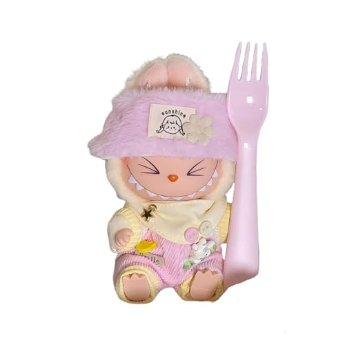 Lvguang 17cm La-bu Monster Plüschtier Outfit Set - Wechselbare Kleidung mit Mütze für 16-18cm Puppen Lvguang 17cm La-bu Monster Plüschtier Outfit Set - Wechselbare Kleidung mit Mütze für 16-18cm Puppen von Lvguang