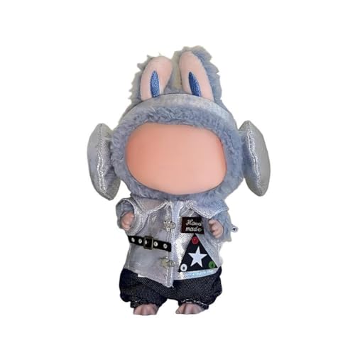 Lvguang 17cm La-bu Monster Plüschtier Outfit Set - Wechselbare Kleidung mit Mütze für 16-18cm Puppen Lvguang 17cm La-bu Monster Plüschtier Outfit Set - Wechselbare Kleidung mit Mütze für 16-18cm Puppen von Lvguang