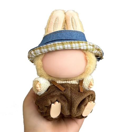 Lvguang 17cm La-bu Monster Plüschtier Outfit Set - Wechselbare Kleidung mit Mütze für 16-18cm Puppen Lvguang 17cm La-bu Monster Plüschtier Outfit Set - Wechselbare Kleidung mit Mütze für 16-18cm Puppen von Lvguang