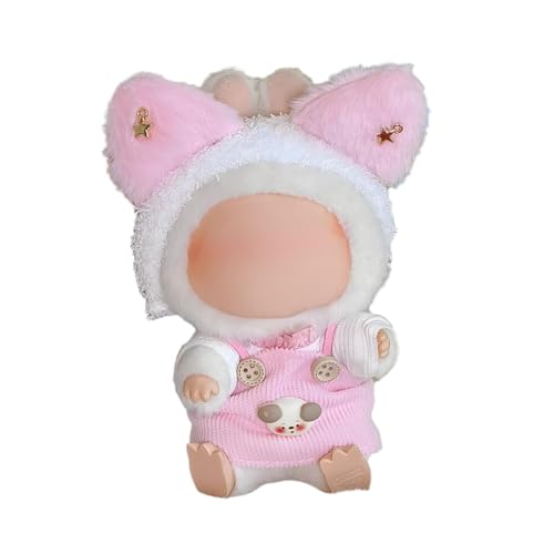 Lvguang 17cm La-bu Monster Plüschtier Outfit Set - Wechselbare Kleidung mit Mütze für 16-18cm Puppen Lvguang 17cm La-bu Monster Plüschtier Outfit Set - Wechselbare Kleidung mit Mütze für 16-18cm Puppen von Lvguang