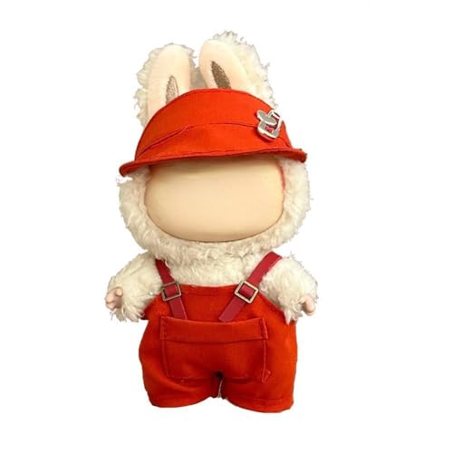 Lvguang 17cm La-bu Süße Monster Puppen Kleidung - Wechselbares Set mit Abnehmbarer Mütze für 17cm Stofftiere von Lvguang