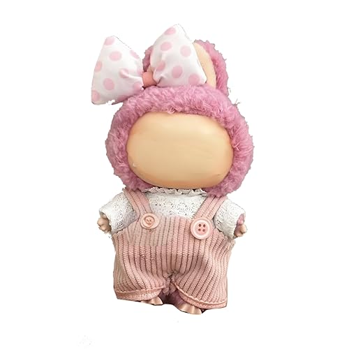 Lvguang 17cm La-bu Süße Monster Puppen Kleidung - Wechselbares Set mit Abnehmbarer Mütze für 17cm Stofftiere von Lvguang