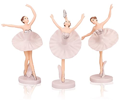 Lvjkes Cake Topper Geburtstag, 3 Stück Ballerina Geburtstag Deko, Tortendeko Mädchen, Ballettmädchen Tortendekoration, für Partykuchendekorationen, DIY-Ornamentdekorationen (Rosa) Lvjkes Cake Topper Geburtstag, 3 Stück Ballerina Geburtstag Deko, Tortendeko Mädchen, Ballettmädchen Tortendekoration, für Partykuchendekorationen, DIY-Ornamentdekorationen (Rosa) von Lvjkes