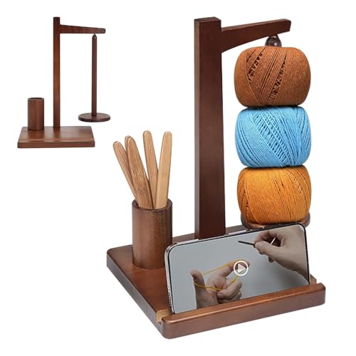 Lvjkes Wollabwickler, Garnhalter Wolle, 360° Drehbar Multifunktionaler Magnetische Anziehung Wollständer, Kombiniert mit Handyhalter, für zum Garnhäkeln und Stricken und andere Nähhandwerksprojekte Lvjkes Wollabwickler, Garnhalter Wolle, 360° Drehbar Multifunktionaler Magnetische Anziehung Wollständer, Kombiniert mit Handyhalter, für zum Garnhäkeln und Stricken und andere Nähhandwerksprojekte von Lvjkes