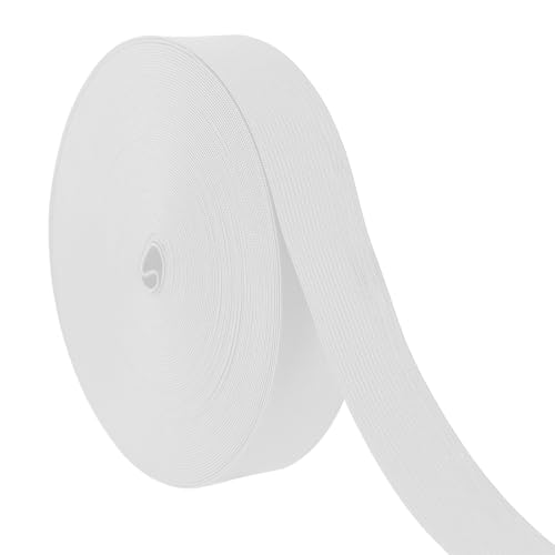 Lvjkes Gummiband breit, 15M Lang Gummiband nähen 2.5cm breit, Hochelastisch und langlebig, gummizugband für hosenbundGeeignet zum Nähen von Kleidung, Hosen und anderem DIY Nähzubehör (Weiß-15M) Lvjkes Gummiband breit, 15M Lang Gummiband nähen 2.5cm breit, Hochelastisch und langlebig, gummizugband für hosenbundGeeignet zum Nähen von Kleidung, Hosen und anderem DIY Nähzubehör (Weiß-15M) von Lvjkes