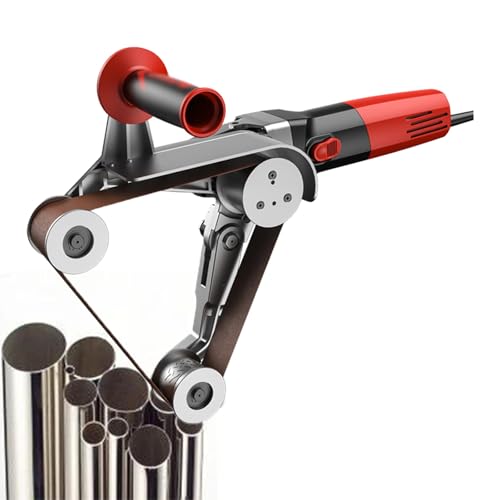 LwiftGal Polisseuse éLectrique Portative 1100 W Pour Acier Inoxydable, Machine à TréFiler RéGlable à 6 Vitesses, Pour Bois, MéTal, Acier Inoxydable 3-wheelpolishingmachine von LwiftGal