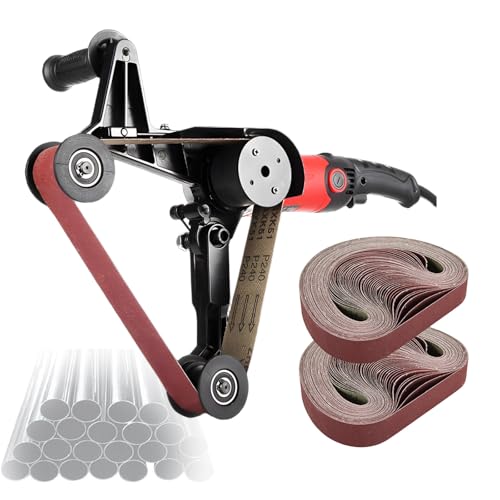 LwiftGal Rundrohr-Poliermaschine, mit 3/25/50/100 Schleifbändern, 6-Gang-Schleifmaschine mit Schutzabdeckung, zum Polieren von Metall With100sandingbelts LwiftGal Rundrohr-Poliermaschine, mit 3/25/50/100 Schleifbändern, 6-Gang-Schleifmaschine mit Schutzabdeckung, zum Polieren von Metall With100sandingbelts von LwiftGal