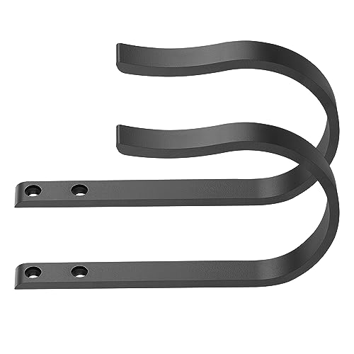 BlackCurtain Vorhang-Raffhalter, 2 Stück, massives Aluminium, U-förmig, zur Wandmontage, Vorhang-Raffhalter BlackCurtain Vorhang-Raffhalter, 2 Stück, massives Aluminium, U-förmig, zur Wandmontage, Vorhang-Raffhalter von Lwiiom