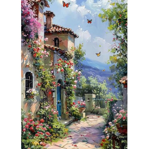 Lxmsja 5D Diamond Painting Landschaft, Diamond Painting Erwachsene, Landschaft Diamant Painting Bilder Erwachsene, Full DIY Diamant Kunst Malerei Stickerei Set Kreuzstich Bilder Home Dekor 30x40cm von Lxmsja