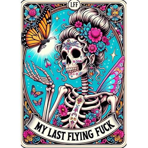 Lxmsja 5D Diamond Painting Skelett Last Flying, Halloween Diamond Painting Erwachsene, Diamant Painting Bilder Erwachsene, Full DIY Diamant Kunst Malerei Stickerei Set Home Dekor 30x40cm Lxmsja 5D Diamond Painting Skelett Last Flying, Halloween Diamond Painting Erwachsene, Diamant Painting Bilder Erwachsene, Full DIY Diamant Kunst Malerei Stickerei Set Home Dekor 30x40cm von Lxmsja