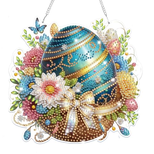 Lxmsja 5D Ostern Diamond Painting Anhänger, Osterei Diamond Painting Kinder Erwachsene, Hängende Ornament Bastelset Set für Erwachsene Geschenk Mädchen 7 8 9 10 11 Jahre, Ostergeschenke Kinder Lxmsja 5D Ostern Diamond Painting Anhänger, Osterei Diamond Painting Kinder Erwachsene, Hängende Ornament Bastelset Set für Erwachsene Geschenk Mädchen 7 8 9 10 11 Jahre, Ostergeschenke Kinder von Lxmsja
