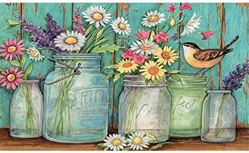 Lxmsja Diamond Art Painting Kit, Diamond Art Painting Flowers, Diamond Art Painting Kits for Adults, Diamond Art Kit for Adult, Diamond Art Kit, Diamond Art Painting Kit for Beginner (11.8X15.17.8 cm) von Lxmsja