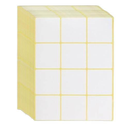 Lxtness 180 Stück Etiketten Selbstklebend, 50 * 50 mm Universal Klebeetiketten Adressetiketten Haushaltsetiketten Tiefkühletiketten für Büro Küche und Marmelade Lxtness 180 Stück Etiketten Selbstklebend, 50 * 50 mm Universal Klebeetiketten Adressetiketten Haushaltsetiketten Tiefkühletiketten für Büro Küche und Marmelade von Lxtness