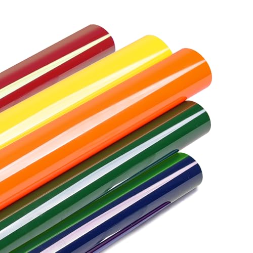 Lya Vinyl 3D Puff Plotter Film Textile, 10 Pack (30.5 cm x 25.5 cm) Puff HTV Vinyl for Cricut, Silhouette Cameo, Iron-On Film Plotter for DIY T-Shirt, Fabric von Lya Vinyl