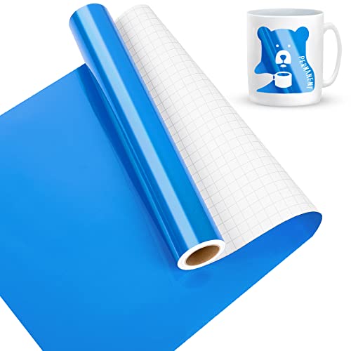 Lya Vinyl Glänzend Blau Vinylfolie Plotter, Selbstklebend Plotterfolie für Cricut – 30,5 cmx 4,6 m, Blau Plotterfolie, Selbstklebende Folie für Cricut, Silhouette Cameo 4 Lya Vinyl Glänzend Blau Vinylfolie Plotter, Selbstklebend Plotterfolie für Cricut – 30,5 cmx 4,6 m, Blau Plotterfolie, Selbstklebende Folie für Cricut, Silhouette Cameo 4 von Lya Vinyl
