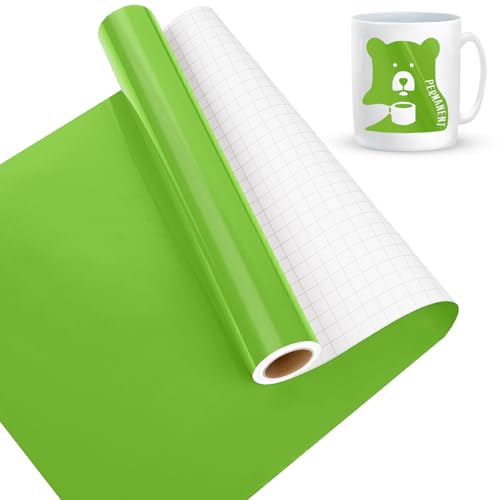 Lya Vinyl Glänzend Grün Vinylfolie Plotter, Selbstklebend Plotterfolie für Cricut – 30,5 cm x 4,6 m, Grün Plotterfolie, Selbstklebende Folie für Cricut, Silhouette Cameo 4 Lya Vinyl Glänzend Grün Vinylfolie Plotter, Selbstklebend Plotterfolie für Cricut – 30,5 cm x 4,6 m, Grün Plotterfolie, Selbstklebende Folie für Cricut, Silhouette Cameo 4 von Lya Vinyl