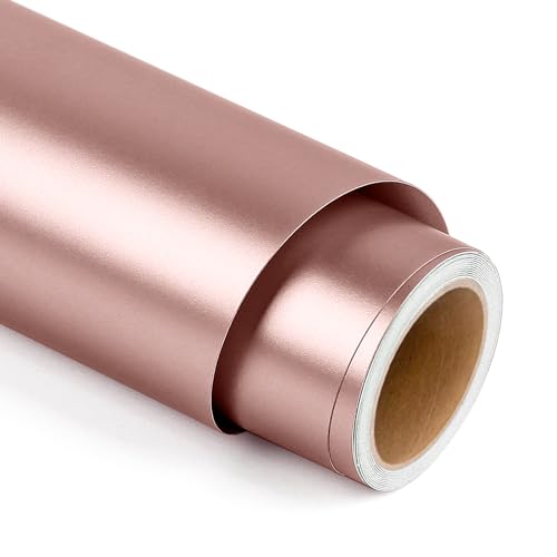Mattes, metallisches permanentes Vinyl für Cricut, 30,5 cm x 1,5 m, rotgoldene selbstklebende Vinyl-Rolle für Cricut und Silhouette Cameo, rotgoldenes Vinyl für Partydekoration, Fensteraufkleber, Mattes, metallisches permanentes Vinyl für Cricut, 30,5 cm x 1,5 m, rotgoldene selbstklebende Vinyl-Rolle für Cricut und Silhouette Cameo, rotgoldenes Vinyl für Partydekoration, Fensteraufkleber, von Lya Vinyl