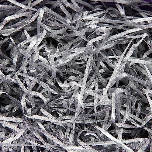 Lyaor 100g Glitzerndes Geschreddertespapier Geschenk Seidenpapier Füllmaterial Geschenk Füllung Papierschnitzel Geschenkbox Dekorations für DIY Party Hamper Füllung und Geschenkverpackung - Silber Lyaor 100g Glitzerndes Geschreddertespapier Geschenk Seidenpapier Füllmaterial Geschenk Füllung Papierschnitzel Geschenkbox Dekorations für DIY Party Hamper Füllung und Geschenkverpackung - Silber von Lyaor