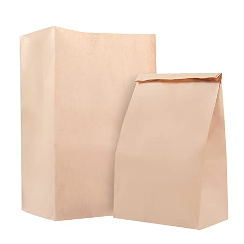 Lyaor 50 Stück Kraftpapier Tüten Groß 20x12,5x30cm Papier Geschenktüten Braune Papiertüten Ölbeständig Sandwich Tüten Mitgebseltüten Verpackungsbeutel Papier Bodenbeutel für Brote Keks Süßigkeiten Lyaor 50 Stück Kraftpapier Tüten Groß 20x12,5x30cm Papier Geschenktüten Braune Papiertüten Ölbeständig Sandwich Tüten Mitgebseltüten Verpackungsbeutel Papier Bodenbeutel für Brote Keks Süßigkeiten von Lyaor