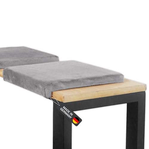 Lycce Bankauflage Sorriso Klemmkissen 1 Leiste, Sitzkissen Samtstoff grau, Banktiefe ab 35 cm Lycce Bankauflage Sorriso Klemmkissen 1 Leiste, Sitzkissen Samtstoff grau, Banktiefe ab 35 cm von Lycce