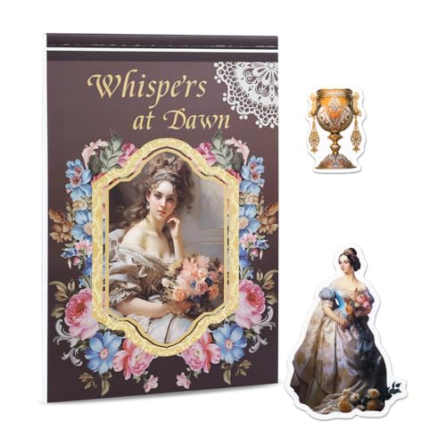 Lychii Scrapbooking-Aufkleber, 20 Blatt Vintage Journal-Sticker im viktorianischen Stil, Dekoratives Zubehör für Karten, Fotoalben, Planer, Notizbücher, A5 Bögen von Lychii
