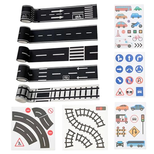 10 Stück Straße Washi Tape Set Autobahn Eisenbahn DIY Dekoratives Klebeband für Kinder Spielzimmer Basteln Schule Verkehrserziehung Selbstklebend 10 Stück Straße Washi Tape Set Autobahn Eisenbahn DIY Dekoratives Klebeband für Kinder Spielzimmer Basteln Schule Verkehrserziehung Selbstklebend von Lyivisk