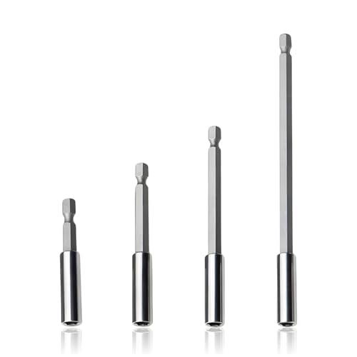 4er Set Bitverlängerung 60mm 75mm 100mm 150mm Bithalter Lang Für Schraubendreher Akkuschrauber Bohrmaschine 1/4 Zoll Hex Antirutsch 4er Set Bitverlängerung 60mm 75mm 100mm 150mm Bithalter Lang Für Schraubendreher Akkuschrauber Bohrmaschine 1/4 Zoll Hex Antirutsch von Lyivisk