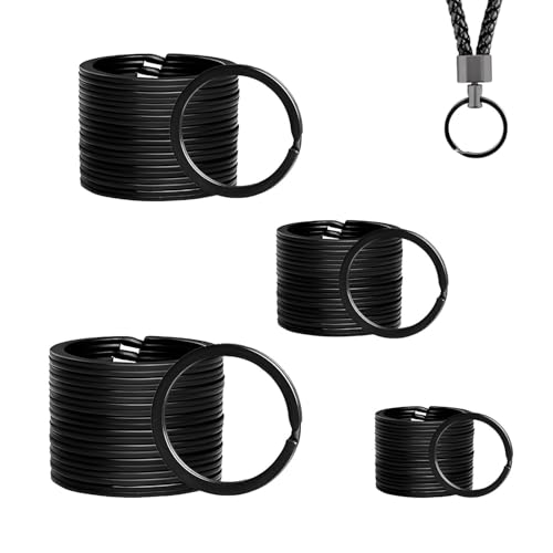 50 Stück Schlüsselringe Edelstahl Schwarz 20mm 25mm 30mm 35mm Schlüsselanhänger Split Ringe für Autoschlüssel Schmuck Basteln Haushalt 50 Stück Schlüsselringe Edelstahl Schwarz 20mm 25mm 30mm 35mm Schlüsselanhänger Split Ringe für Autoschlüssel Schmuck Basteln Haushalt von Lyivisk
