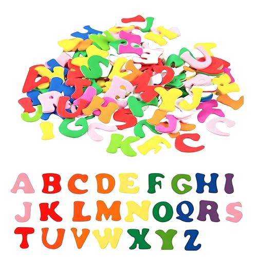 650 Stück Moosgummi Buchstaben, Bunt Moosgummi Buchstaben Selbstklebend, Filzbuchstaben Selbstklebend für Kartendekoration, Schultüte Schulkind, DIY, Basteln, Scrapbooking von Lyivisk