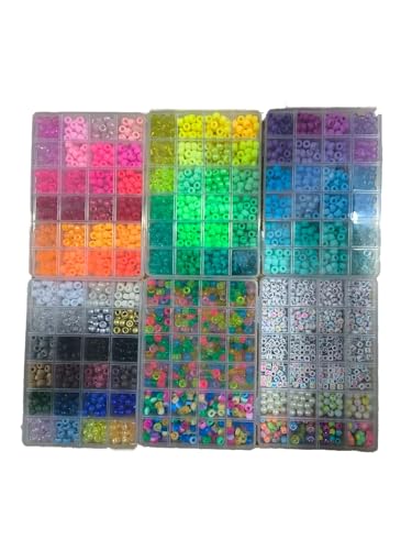 Pony Perlen zum Auffädeln 6box von Lynnmos