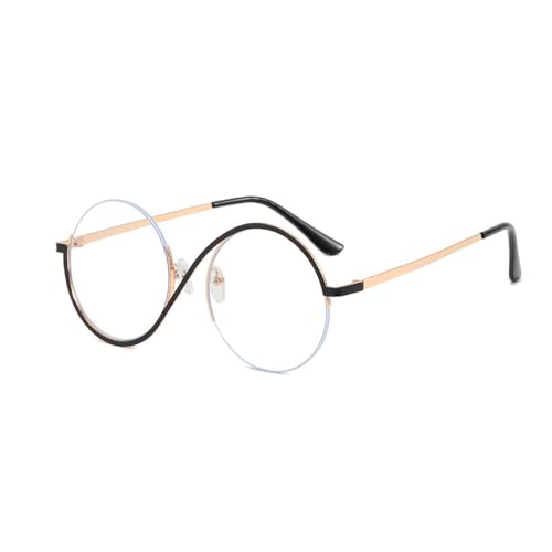 Elphaba Brille Hexe Cosplay Brille mit Metallrahmen (runde Linse) Hexe Cosplay Brille für böse Kostüme, Halloween, Zauberer von Oz, Fantasy Cosplay Zubehör von Lyqaq