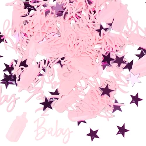 Konfetti für Babypartys – It's A Girl, Glitzerkonfetti-Streusel Konfetti für Babypartys – It's A Girl, Glitzerkonfetti-Streusel von Lyqaq