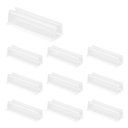 10stk Neon-Lichtschlauch-Montagehalterungen für Govee, Transparente Selbstklebende LED-Streifen-Montage-Befestigungsclips Wasserdichte Neon-Lichtschlauch-Wandhalterung für Glas Marmor Fliesen 10stk Neon-Lichtschlauch-Montagehalterungen für Govee, Transparente Selbstklebende LED-Streifen-Montage-Befestigungsclips Wasserdichte Neon-Lichtschlauch-Wandhalterung für Glas Marmor Fliesen von Lyreh