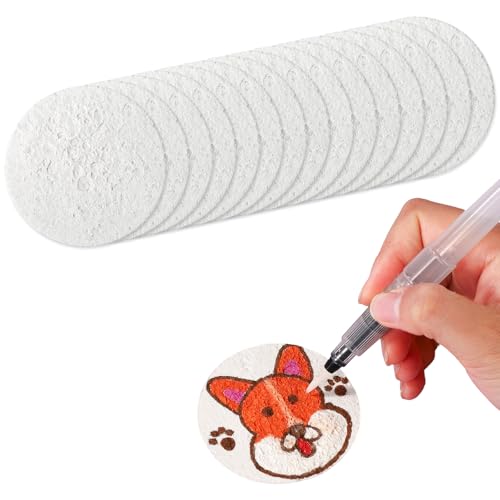 15stk Schaumstruktur-Malpapie, 8x8cm Rundes Schaumstrukturpapier Weiße Magische Zeichenkarten Bastelbedarf für Kinder zum Acrylmalen 15stk Schaumstruktur-Malpapie, 8x8cm Rundes Schaumstrukturpapier Weiße Magische Zeichenkarten Bastelbedarf für Kinder zum Acrylmalen von Lyreh