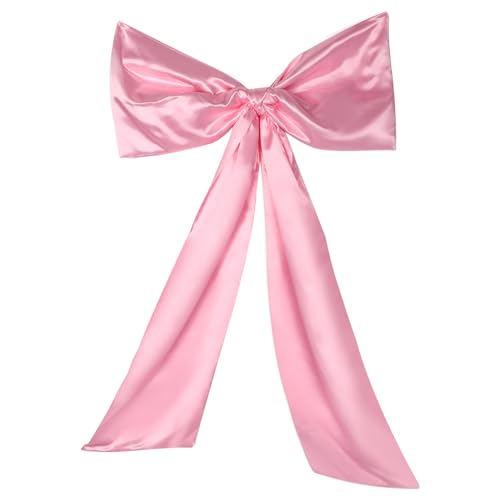Große Schleife, Große Satinschleife Wanddekoration Lustige Party-Dekoration Praktisches Accessoire für Verlobung Hochzeit Babyparty Abschlussfeier Dekoration (Rosa) von Lyreh