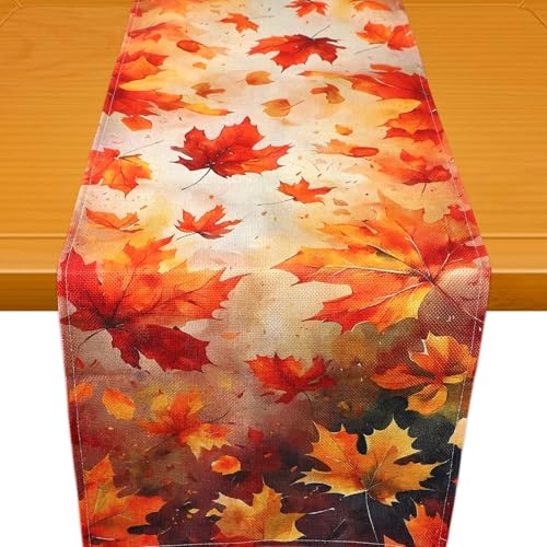 Herbstdeko Tischläufer, 33x183cm Flachs Tischläufer Herbstlich Knitter und Lichtbeständig Herbst Küchendekoration für Esszimmer Regelmäßigen Gebrauch Besondere Anlässe Feiertagstreffen Herbstdeko Tischläufer, 33x183cm Flachs Tischläufer Herbstlich Knitter und Lichtbeständig Herbst Küchendekoration für Esszimmer Regelmäßigen Gebrauch Besondere Anlässe Feiertagstreffen von Lyreh