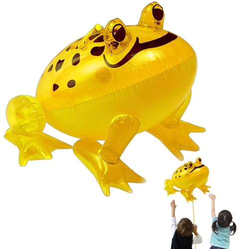 Aufblasbares Schildkrötenspielzeug, großer leuchtender, Spielzeug im Dschungeltier-Design, lustige Partygeschenke für Partydekorationen in Froschform von Lyricalist