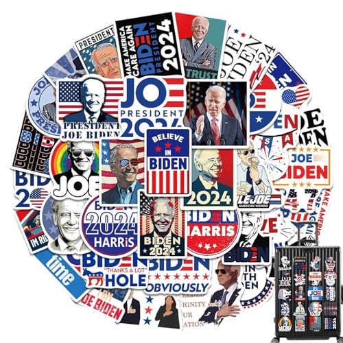 Aufkleber 2024 Biden Wahlen Aufkleber - Aufkleber 2024 Aufkleber für US-Wahlen - Heimdekorationen Aufkleber von Lyricalist
