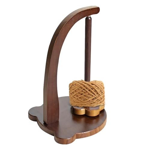 Drahthalter aus Holz - einzigartiger rotierender Drahthalter, kreativer Fadenhalter aus Holz für Drahtkugel, rotierender Hakenspender, magnetischer Drahthalter aus Jeanie Wolle für Frauen, br Handwerk Drahthalter aus Holz - einzigartiger rotierender Drahthalter, kreativer Fadenhalter aus Holz für Drahtkugel, rotierender Hakenspender, magnetischer Drahthalter aus Jeanie Wolle für Frauen, br Handwerk von Lyricalist