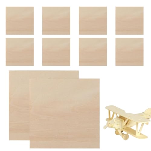 Feine Holzblätter - Kreatives unfertiges Holzbretter zum Gravieren, 10 Blanko-Holzblätter für Handwerk, Hobby, Modellbau, Holzverbrennung und DIY-Projekte Feine Holzblätter - Kreatives unfertiges Holzbretter zum Gravieren, 10 Blanko-Holzblätter für Handwerk, Hobby, Modellbau, Holzverbrennung und DIY-Projekte von Lyricalist