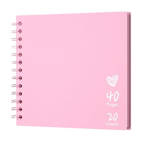 Fotoalbum Scrapbook - Scrapbook Album Bastelalbum | Scrapbook Papier 40 Seiten 7x7 Zoll Fotoalbum für Hochzeitserinnerungen, Geburtstagsfeiern, personalisierte Erinnerung von Lyricalist