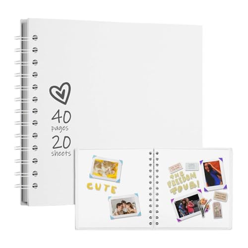 Fotoalbum Scrapbook - Scrapbook Album Bastelalbum | Scrapbook Papier 40 Seiten 7x7 Zoll Fotoalbum für Hochzeitserinnerungen, Geburtstagsfeiern, personalisierte Erinnerung von Lyricalist