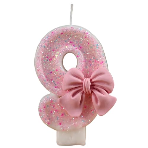 Geburtstagskerze, Geburtstagskerzen, Zahlenkerzen für Geburtstagskuchen, rosa Bowknot Geburtstagskerzen, Feier Supplies Kuchen Dekorationen, Kuchen Kerzen Dekoration Geburtstagskerze, Geburtstagskerzen, Zahlenkerzen für Geburtstagskuchen, rosa Bowknot Geburtstagskerzen, Feier Supplies Kuchen Dekorationen, Kuchen Kerzen Dekoration von Lyricalist