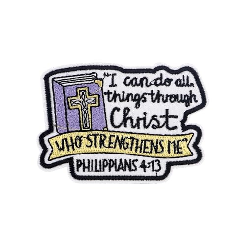 Gestickter Aufnäher Jesus, Christian Iron on Patches | Christian Patches Stickerei Applikation | Bestickter Aufnäher zum Aufbügeln auf Patches, religiöse Patches für Rucksack, Bekleidungszubehör Gestickter Aufnäher Jesus, Christian Iron on Patches | Christian Patches Stickerei Applikation | Bestickter Aufnäher zum Aufbügeln auf Patches, religiöse Patches für Rucksack, Bekleidungszubehör von Lyricalist