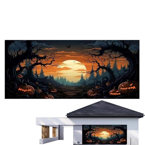 Halloween-Banner für Garagentor, Außentürdekoration | Gruselige Türabdeckung für Halloween | Riesen-Hintergrund, um die Garage in ein gruseliges zu verwandeln Halloween-Banner für Garagentor, Außentürdekoration | Gruselige Türabdeckung für Halloween | Riesen-Hintergrund, um die Garage in ein gruseliges zu verwandeln von Lyricalist