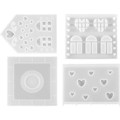 Haus-Kerzenform - Silikonform, Love Heart House Design | Teelicht, Epoxidharz-Guss, Perfekt für Kunsthandwerk und ästhetische Dekoration Ihres Hauses, Idee Haus-Kerzenform - Silikonform, Love Heart House Design | Teelicht, Epoxidharz-Guss, Perfekt für Kunsthandwerk und ästhetische Dekoration Ihres Hauses, Idee von Lyricalist