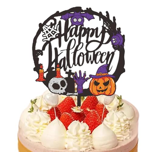 Horror-Kuchendekoration, Happy Halloween-Kuchenaufsatz – Halloween-Kuchen-Plugin, Party-Dessert, Kuchendekoration, Tischdekoration, Dekoration Horror-Kuchendekoration, Happy Halloween-Kuchenaufsatz – Halloween-Kuchen-Plugin, Party-Dessert, Kuchendekoration, Tischdekoration, Dekoration von Lyricalist