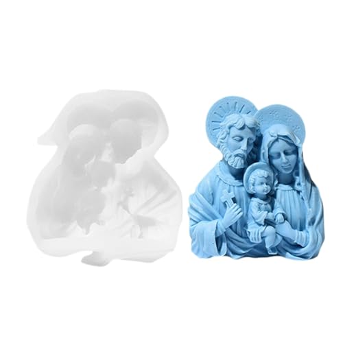 Kerzenherstellungsformen, Silikonseifenform, Porträtgipsform, Harzgussform, Kunsthandwerk für handgefertigte Seife, Kerze, Kuchen backen Kerzenherstellungsformen, Silikonseifenform, Porträtgipsform, Harzgussform, Kunsthandwerk für handgefertigte Seife, Kerze, Kuchen backen von Lyricalist