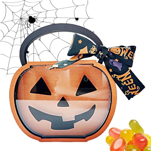 Kürbis-Tischdekoration, Kürbis-Tischplatte, Halloween-Herzstück aus Holz | Herbstdekoration, Tischdekoration mit Süßigkeiten-Shaker Kürbis-Tischdekoration, Kürbis-Tischplatte, Halloween-Herzstück aus Holz | Herbstdekoration, Tischdekoration mit Süßigkeiten-Shaker von Lyricalist